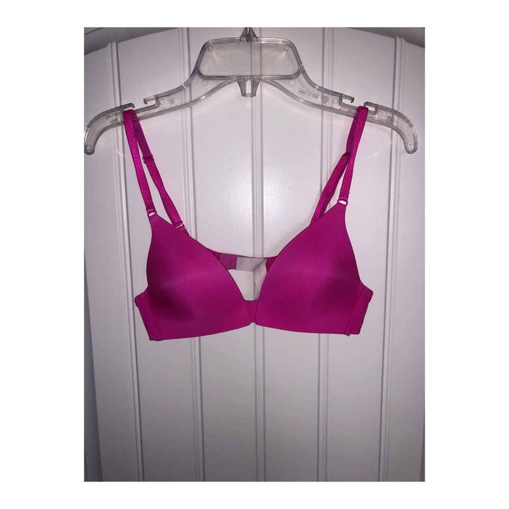 Neon purple multi way t shirt bra
